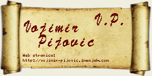 Vojimir Pijović vizit kartica